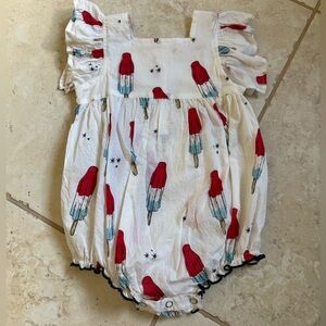 Pink Chicken Red and Blue Popsicle One Piece